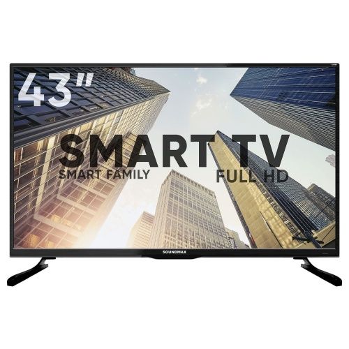 Купить  телевизор soundmax sm-led 43 m 02 s (черный) в интернет-магазине iceteh.ru в Орске, Новотроицке, Гае, Домбаровском, Ясном, Адамовке, Кваркено!