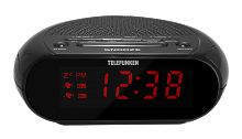 Купить  радио,часы,приемник telefunken tf-1706 (blak/red) радиочасы в интернет-магазине Айсберг техники в Орске!