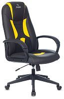 Купить  кресло zombie 8 черный/желтый эко.кожа крестов. пластик zombie 8 yellow в интернет-магазине Айсберг техники в Орске!