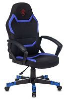 Купить  кресло zombie 10 черный/синий текстиль/эко.кожа крестов. пластик zombie 10 blue в интернет-магазине Айсберг техники в Орске!