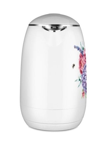 Купить  чайник bq kt 1702 p белый-цветы в интернет-магазине Айсберг техники в Орске, Новотроицке, Гае, Домбаровском, Ясном, Адамовке, Кваркено! фото 2