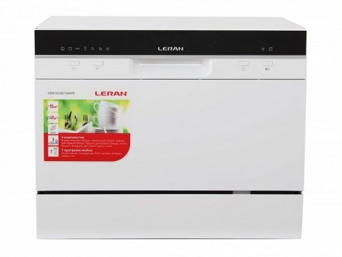 Купить  посудомоечная машина leran cdw 55-067 white в интернет-магазине Айсберг техники в Орске! фото 5