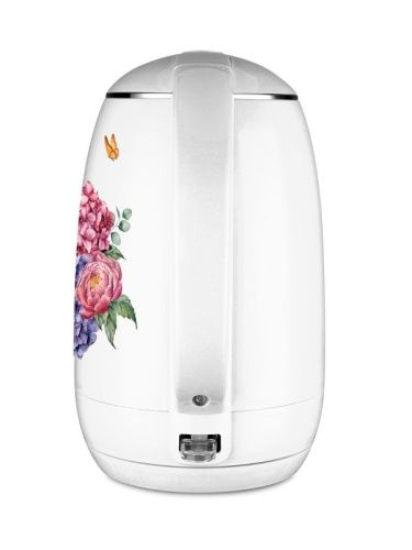 Купить  чайник bq kt 1702 p белый-цветы в интернет-магазине Айсберг техники в Орске, Новотроицке, Гае, Домбаровском, Ясном, Адамовке, Кваркено! фото 3