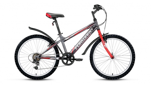 Купить  велосипед forward titan 1.0 (24" 6ск, рост 14") серый в интернет-магазине Айсберг техники в Орске!