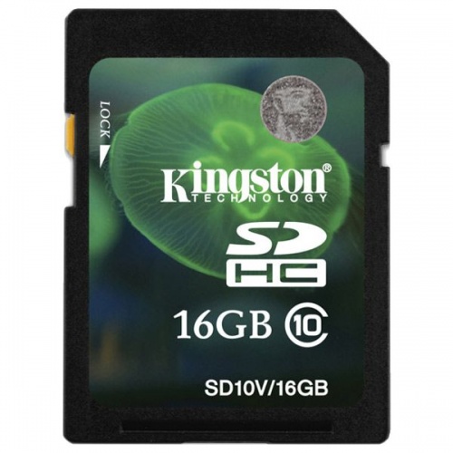 Купить  карта памяти sd card 16gb kingston sdhc сlass 10 (sd10v/16gb) в интернет-магазине Айсберг техники в Орске! фото 2