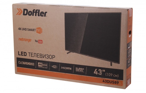 Купить  телевизор doffler 43 dus 89 в интернет-магазине Айсберг техники в Орске! фото 4