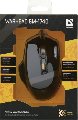Купить  мышь defender warhead gm-1740 в интернет-магазине Айсберг техники в Орске! фото 5