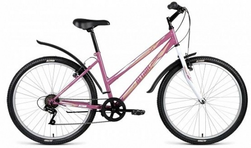 Купить  велосипед altair mtb ht 26 1.0 lady (26" 6ск рост 17") фиолетовый в интернет-магазине Айсберг техники в Орске!