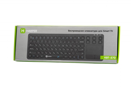 Купить  аксессуары harper kbt-570 беспроводная клавиатура с тачпадом для smarttv в интернет-магазине Айсберг техники в Орске! фото 4