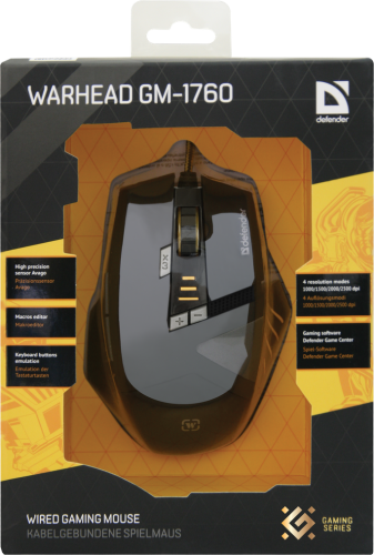 Купить  мышь defender warhead gm-1760 в интернет-магазине Айсберг техники в Орске! фото 4