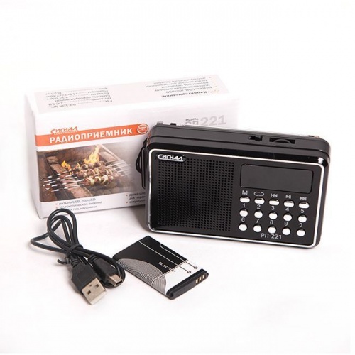 Купить  радио,часы,приемник радиоприемник сигнал рп-221 в интернет-магазине Айсберг техники в Орске! фото 4