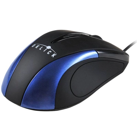 Купить  мышь oklick 235m black/blue optical (800dpi) usb в интернет-магазине Айсберг техники в Орске!