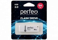 Купить  flash perfeo usb 3.0 64gb c08 white в интернет-магазине Айсберг техники в Орске!
