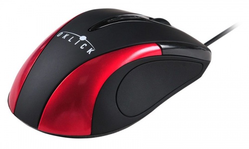 Купить  мышь oklick 235m black/red optical (800dpi) usb в интернет-магазине Айсберг техники в Орске!