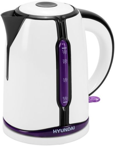 Купить  чайник hyundai hyk-p 3405 белый/черный в интернет-магазине iceteh.ru в Орске, Новотроицке, Гае, Домбаровском, Ясном, Адамовке, Кваркено!