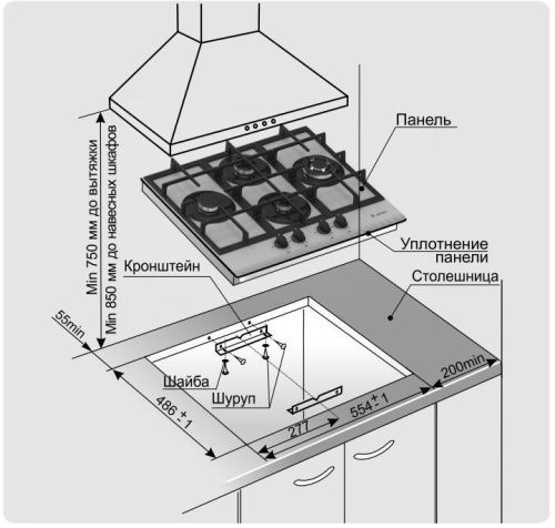 Купить  рабочая поверхность gefest пвг 2232-01 к56 в интернет-магазине iceteh.ru в Орске, Новотроицке, Гае, Домбаровском, Ясном, Адамовке, Кваркено! фото 2