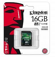 Купить  карта памяти sd card 16gb kingston sdhc сlass 10 (sd10v/16gb) в интернет-магазине Айсберг техники в Орске!