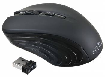Купить  мышь oklick 545mw black optical (1600dpi) usb в интернет-магазине Айсберг техники в Орске!