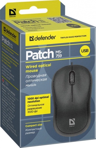 Купить  мышь defender patch ms-759 (52759) в интернет-магазине Айсберг техники в Орске! фото 2