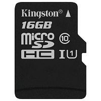Купить  карта памяти sd-micro 16gb kingston sdhc class 10 (sdc10g2/16gbsp) в интернет-магазине Айсберг техники в Орске!