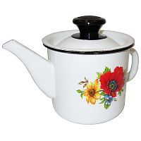 Купить  чайник чайник 1л эмал цилинд.белый 42704-072/4 в интернет-магазине Айсберг техники в Орске!
