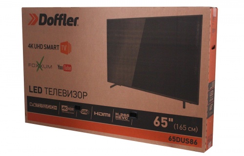 Купить  телевизор doffler 65 dus 86 в интернет-магазине Айсберг техники в Орске! фото 7