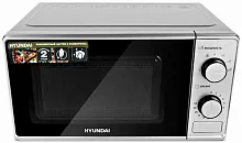 Купить  свч hyundai hym-m 2042 серебристый в интернет-магазине Айсберг техники в Орске, Новотроицке, Гае, Домбаровском, Ясном, Адамовке, Кваркено!