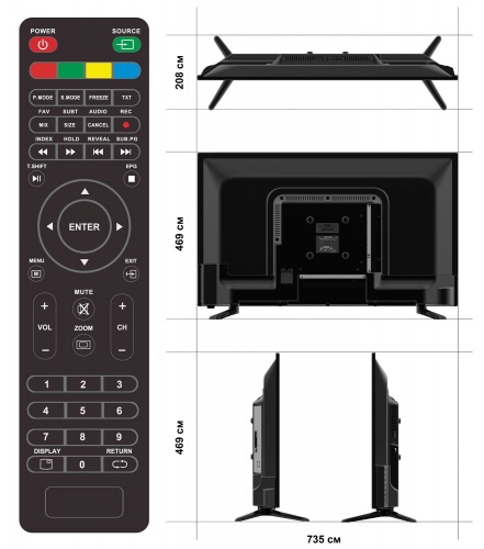 Купить  телевизор econ ex-32 ht 001 b в интернет-магазине Айсберг техники в Орске! фото 2
