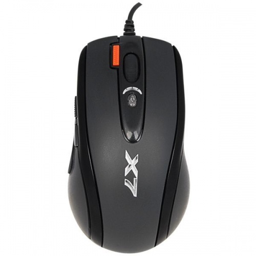 Купить  мышь a4-tech x-718bk black, usb в интернет-магазине Айсберг техники в Орске!