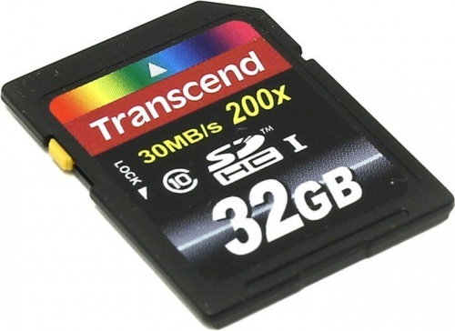 Купить  карта памяти sd card 32gb sdhc transend ts32gsdhc10 class 10 в интернет-магазине Айсберг техники в Орске! фото 2