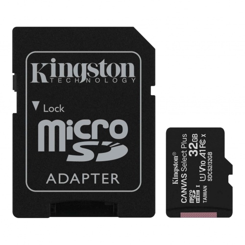 Купить  карта памяти sd-micro 32gb kingston sdhc class 10 u1 a1 uhs-i canvas select plus+ sd adapter в интернет-магазине Айсберг техники в Орске!
