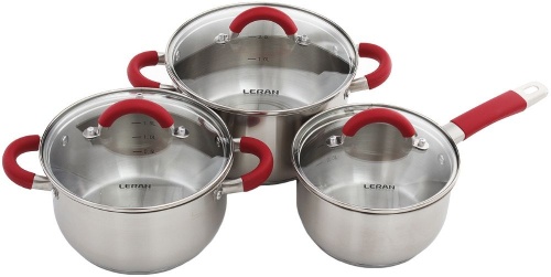 Купить  набор посуды leran intero cs 630 b в интернет-магазине Айсберг техники в Орске!