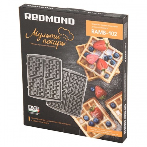 Купить  посуда redmond ramb-102 (венские вафли) панель для мультипекаря в интернет-магазине Айсберг техники в Орске! фото 2
