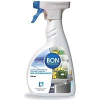 Купить  химия бытовая bon bn-161 высокоэффективное чистящее средство для ухода за холодильниками 500 мл в интернет-магазине Айсберг техники в Орске!