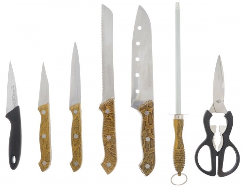 Купить  нож набор ножей mb 636 змейка (8 предметов) 00853 в интернет-магазине Айсберг техники в Орске! фото 2