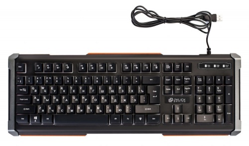 Купить  клавиатура oklick 710 g black death usb multimedia for gamer led в интернет-магазине Айсберг техники в Орске! фото 5