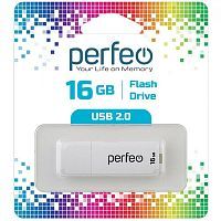Купить  flash perfeo usb 16gb c04 white в интернет-магазине Айсберг техники в Орске!