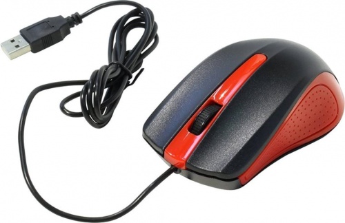 Купить  мышь oklick 225m черный/красный в интернет-магазине Айсберг техники в Орске! фото 2