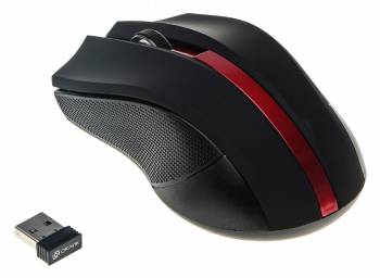 Купить  мышь oklick 615mw black/red optical (1000dpi) usb в интернет-магазине Айсберг техники в Орске!