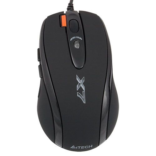 Купить  мышь a4-tech x-710fs-1, black, usb в интернет-магазине Айсберг техники в Орске!