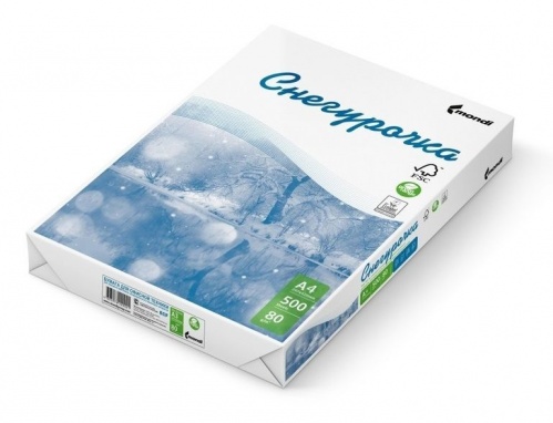 Купить  бумага бумага "снегурочка" а4 (500л., 80г/м2) в интернет-магазине Айсберг техники в Орске!