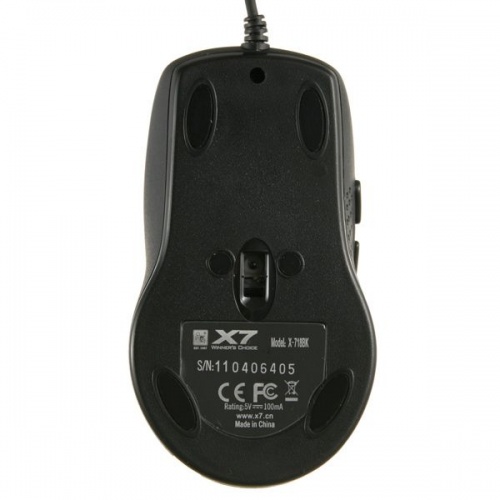 Купить  мышь a4-tech x-718bk black, usb в интернет-магазине Айсберг техники в Орске! фото 3