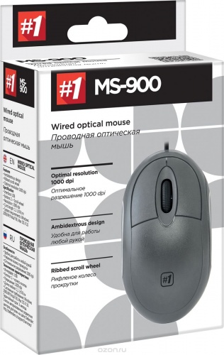 Купить  мышь defender ms-900, optical, grey в интернет-магазине Айсберг техники в Орске! фото 2