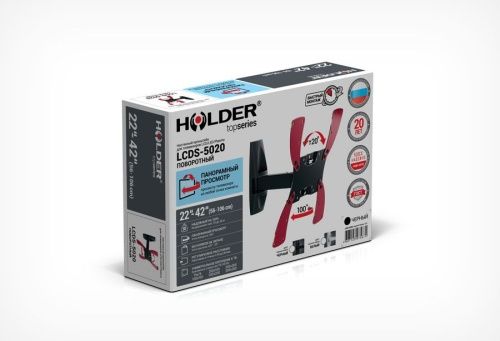 Купить  кронштейн для tv  holder lcds-5020 черный глянец в интернет-магазине iceteh.ru в Орске, Новотроицке, Гае, Домбаровском, Ясном, Адамовке, Кваркено! фото 2