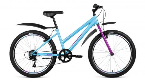 Купить  велосипед altair mtb ht 24 low (24" 6ск. рост 13") бирюзовый в интернет-магазине Айсберг техники в Орске!