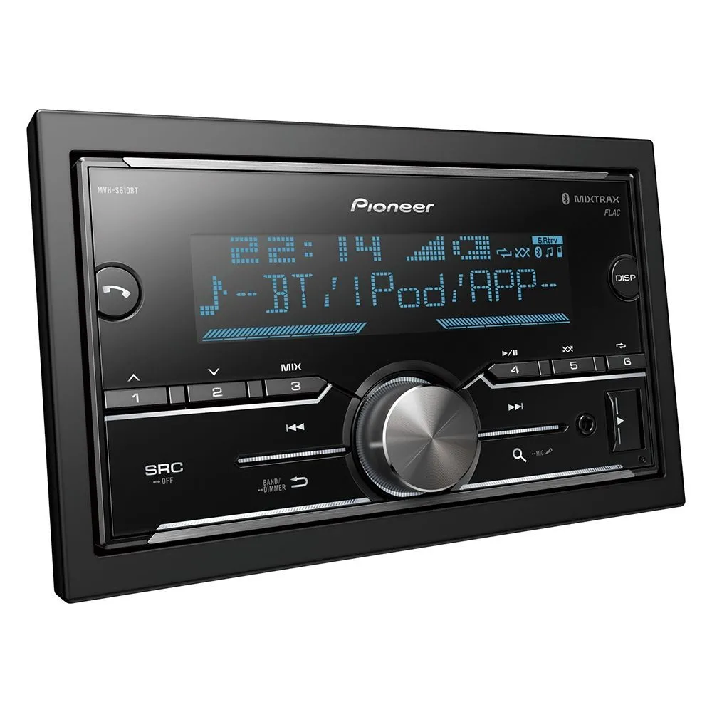 Автомагнитола Pioneer MVH-S 610 BT: купить по низким ценам в интернет- магазине Айсберг техники по выгодной цене с доставкой, отзывы, фотографии -  Орск